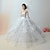 cheap Dolls Accessories-Doll Dress Dresses For Barbiedoll Embroidery Lace Satin / Tulle Poly / Cotton Dress For Girl&#039;s Doll Toy