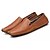 cheap Men&#039;s Slip-ons &amp; Loafers-Men&#039;s Comfort Shoes PU Spring / Fall Loafers &amp; Slip-Ons Blue / Brown / Black