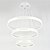 cheap Circle Design-1-Light Geometric Pendant Light Ambient Light Painted Finishes Metal Acrylic Crystal, Adjustable, Dimmable 110-120V / 220-240V Dimmable With Remote Control LED Light Source Included / LED Integrated
