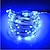 preiswerte LED Lichterketten-5m Lichterketten 50 LEDs 1 Set Warmweiß Weiß Blau Kupferdraht-Leuchten Party Dekorativ Urlaub USB angetrieben