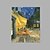 olcso Olajfestmények-Hang festett olajfestmény Kézzel festett - Absztrakt Művészi Vászon / Nyújtott vászon