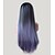 baratos Perucas Sintéticas com Renda-Perucas Lace Front Sintéticas Liso Reto Frente de Malha Peruca Longo Cinza Cabelo Sintético Mulheres Cabelo Ombre Cinza Uniwigs