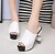 cheap Women&#039;s Clogs &amp; Mules-Women&#039;s Sandals Plus Size Block Heel Sandals Comfort Basic Pump PU Summer White