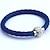 cheap Men&#039;s Bracelets-Men&#039;s Women&#039;s Synthetic Diamond Leather Bracelet Vintage Punk Simple Style Fashion Cute Leather Bracelet Jewelry Purple / Red / Light Blue For Birthday Gift Daily Casual Street Going out