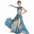 cheap Kids&#039; Dancewear-Dress Sequin Flower Women&#039;s Performance Sleeveless Natural Spandex Sequined / Ballet