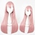 cheap Costume Wigs-Pink Wig Technoblade Cosplay Synthetic Wig Straight Straight Wig Long Pink Synthetic Hair Faux Locs Wig Pink