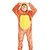 halpa Kigurumi-pyjamat-Aikuisten Kigurumi-pyjama Tiger Pyjamahaalarit Flanellikangas Cosplay varten Miehet ja naiset Animal Sleepwear Sarjakuva Festivaali / loma Puvut / Raita