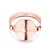 ieftine Inele-Pentru femei Band Ring Roz auriu Oțel titan Circle Shape Elegant Modă Nuntă Zilnic Bijuterii Adorabil / Logodnă