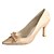 cheap Wedding Shoes-Women&#039;s Wedding Shoes Stiletto Heel Pointed Toe Basic Pump Wedding Party &amp; Evening Bowknot Elastic Fabric White / Pink / Champagne / EU41