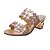 cheap Women&#039;s Sandals-Women&#039;s Sandals Clogs &amp; Mules Glitter Crystal Sequined Jeweled Dress Geometric Block Heel Sandals Summer Crystal Block Heel Chunky Heel Pointed Toe Vintage PU Loafer Red Blue Gold