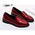 cheap Women&#039;s Slip-Ons &amp; Loafers-Women&#039;s Loafers &amp; Slip-Ons Low Heel Pointed Toe Patent Leather Comfort Spring Black / Yellow / Red