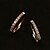 رخيصةأون -هدية شخصية حلقات حجر الراين الصلب التيتانيوم للمرأة جليترز مجوهرات عصرية بسيط هندسي من وحي الطبيعة أنيقة &amp; حديثة هدية