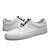 cheap Women&#039;s Sneakers-Unisex Sneakers Fall / Winter Flat Heel Round Toe Light Soles Wedding Party &amp; Evening Outdoor Lace-up / Plaid Leather / Nappa Leather White / Black