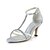 ieftine Pantofi de Mireasă-Pentru femei pantofi de nunta Toc Stilat Vârf deschis Balerini Basic Nuntă Party &amp; Seară Cristal Material elastic Vară Alb