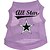 cheap Dog Clothes-Dog Vest Stars Casual / Daily Dog Clothes Costume Cotton