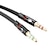 abordables Cables de audio-De auriculares / micrófono Combine Adaptador 3.5mm macho 2 en 1 Mujer para Auriculares PC / Laptop