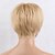 ieftine Peruci fără Capac din Păr Uman-Blendul părului uman Perucă Drept Coafuri scurte 2020 Berry Drept Realizat la mașină Blond Căpșuniu  / Blond Deschis