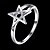 cheap Rings-Women&#039;s Band Ring Silver Sterling Silver Ladies Luxury Classic Wedding Party Jewelry Star Love Pentagram