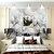 cheap Wall Murals-White Peony Flower Custom 3D Large Wall Covering Mural Wallpaper Fit Coffee Room Bedroom Hotel