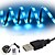 preiswerte LED Leuchtbänder-LED Lichtband 2m Leuchtbänder RGB 60 LEDs SMD5050 10mm 1 24Keys Fernbedienung 1 Set RGB Wasserdicht Schneidbar USB 5 V Wasserdicht IP65