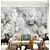 cheap Wall Murals-White Peony Flower Custom 3D Large Wall Covering Mural Wallpaper Fit Coffee Room Bedroom Hotel