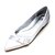 cheap Wedding Shoes-Women&#039;s Wedding Shoes Flat Heel Pointed Toe Bowknot / Satin Flower / Split Joint Satin Comfort / Ballerina Spring / Summer White / Purple / Champagne / Party &amp; Evening / EU42