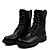 voordelige Herenlaarzen-Heren Comfort schoenen PU Lente / Herfst / Winter Zakelijk Laarzen Kuitlaarzen Lichtbruin / Zwart