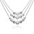 cheap Jewelry Sets-Women&#039;s Drop Earrings Necklace Floating Ladies Basic Silver Plated Earrings Jewelry Silver For Party Daily Casual Office &amp; Career