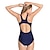 preiswerte Sport-Bademode-Damen Badeanzug Patchwork Bodysuit Bademode Wie im Bild Widerstandsfähig gegen Chlor Rasche Trocknung Schwimmen Strand