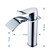 cheap Faucet Sets-Faucet Set - Waterfall Chrome Centerset Single Handle One HoleBath Taps
