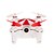 billige Fjernstyrte quadcoptere og multirotorer-RC Drone Cheerson CX-OF 4 Kanaler 6 Akse 2.4G Med HD-kamera 0.3MP 30 Fjernstyrt quadkopter FPV / LED Lys / En Tast For Retur Fjernstyrt Quadkopter / Fjernkontroll / USB-kabel