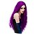 halpa פיאות סינטטיות אופנתיות-Synthetic Wig Loose Wave Kardashian Style Capless Wig Blue Rose / Green Silver Purple Gold Pink Synthetic Hair Women&#039;s Blue / Blonde / Pink Wig Long / Brown / Gray