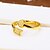 cheap Rings-Women&#039;s Synthetic Diamond Open Cuff Ring - Gold Plated Heart, Love Luxury, Vintage, Fashion 5 / 6 / 7 / 8 / 9 Gold For Wedding Party Engagement