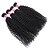 cheap Human Hair Weaves-4 Bundles Peruvian Hair Kinky Curly Unprocessed Human Hair Natural Color Hair Weaves / Hair Bulk 8-28 inch Human Hair Weaves Human Hair Extensions / Short / 8A