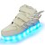 cheap Kids&#039; Sneakers-Girls&#039; Leatherette Sneakers Little Kids(4-7ys) / Big Kids(7years +) Comfort / Light Up Shoes Walking Shoes LED Black / White / Green Fall / Winter
