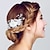preiswerte Hochzeit Kopfschmuck-Krystall / Organza Haarkämme / Kopfbedeckung mit Blumig 1pc Hochzeit / Besondere Anlässe / Jahrestag Kopfschmuck
