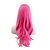 baratos Peruca para Fantasia-Perucas sintéticas Perucas de Fantasia Ondulado Natural Ondulado Natural Peruca Longo Rosa + Vermelho Cabelo Sintético Mulheres