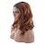 cheap Synthetic Trendy Wigs-Synthetic Wig Curly Natural Wave Deep Wave Natural Wave Deep Wave Bob Layered Haircut Wig Medium Length Long Black / Strawberry Blonde Synthetic Hair Women&#039;s Ombre Hair Natural Hairline Brown