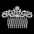 levne Svatební čelenka-Rhinestone / Alloy Hair Combs with 1 Wedding / Special Occasion / Birthday Headpiece