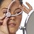preiswerte Badutensilien-Frauen Haarentfernung Epilierer Mini Gesichtshaarentferner Feder Threading Gesicht Defeatherer für Wangen Augenbrauen DIY Make-up Beauty Tool