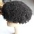 Недорогие Накладки и парики из натуральных волос-Натуральные волосы Накладки для мужчин Афро 100% ручная работа / Полностью ленточные