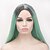 cheap Synthetic Trendy Wigs-Synthetic Wig Straight Style Capless Wig Ombre Mint Green Synthetic Hair Ombre Wig Long Natural Wigs