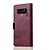 cheap Cell Phone Cases &amp; Screen Protectors-Case For Samsung Galaxy Note 8 Card Holder / with Stand / Flip Full Body Cases Solid Colored Hard PU Leather for Note 8