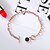 cheap Bracelets-Women&#039;s AAA Cubic Zirconia Chain Bracelet - Cubic Zirconia, Rose Gold Plated Star Luxury, Tassel, Fashion Bracelet Rose Gold For