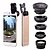 cheap Cellphone Camera Attachments-Mobile Phone Lens Fish-Eye Lens / Wide-Angle Lens / Macro Lens Glass 2X Macro iPhone / Samsung / HUAWEI