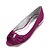 baratos Sapatos de Noiva-Mulheres Sapatos De Casamento Sem Salto Peep Toe Pedrarias / Laço / Gliter com Brilho Cetim Conforto / Bailarina Primavera / Verão Branco / Roxo / Champanhe / Festas &amp; Noite