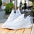 cheap Men&#039;s Sneakers-Men&#039;s Trainers Athletic Shoes Comfort Shoes Light Soles Casual Outdoor PU White Black Fall Spring / Lace-up