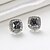 cheap Earrings-Women&#039;s Cubic Zirconia Stud Earrings - Zircon Basic Black For Wedding / Party / Daily