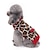 cheap Best Christmas Gifts-Cat Dog Coat Sweater Christmas Leopard Cosplay Casual / Daily Keep Warm Wedding New Year&#039;s Winter Dog Clothes Puppy Clothes Dog Outfits Leopard Costume for Girl and Boy Dog Spandex Cotton / Linen