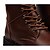 voordelige Herenlaarzen-Heren Comfort schoenen PU Lente / Herfst / Winter Zakelijk Laarzen Kuitlaarzen Lichtbruin / Zwart